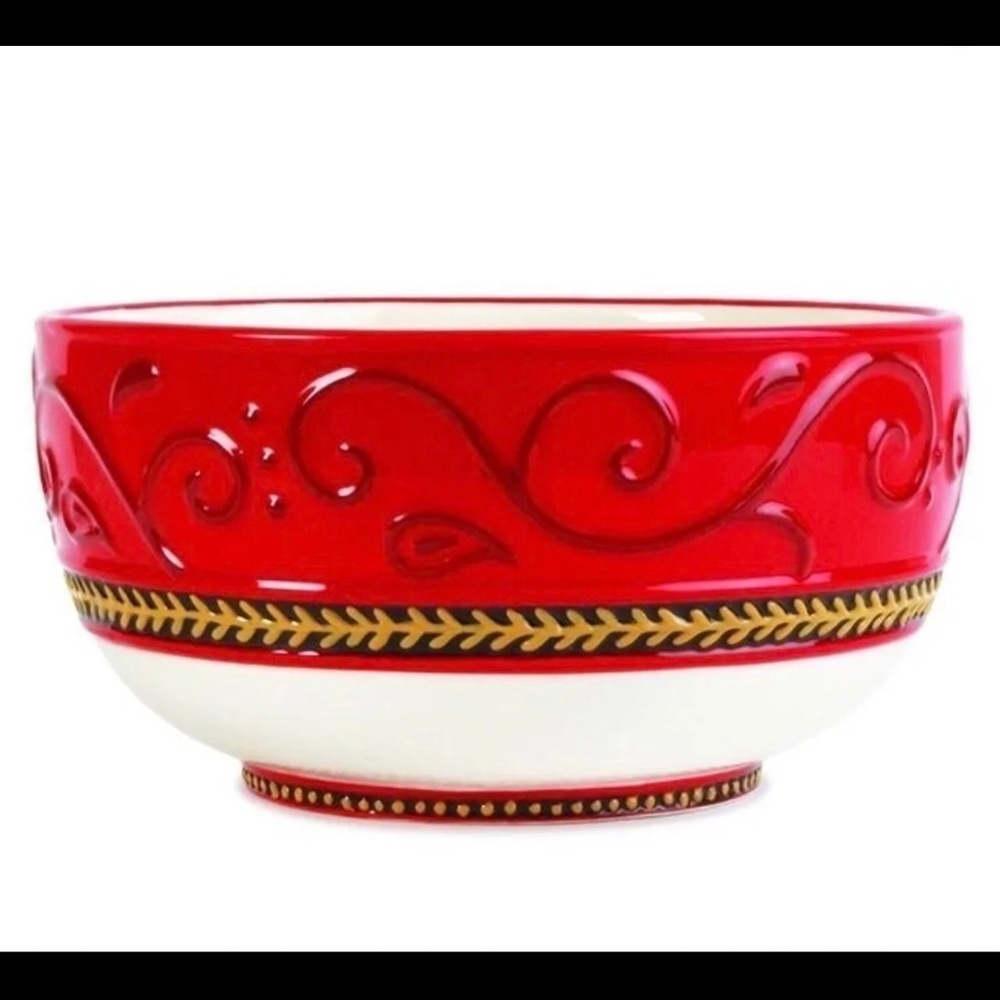 Fitz and Floyd Holiday Bowl 4 x $32